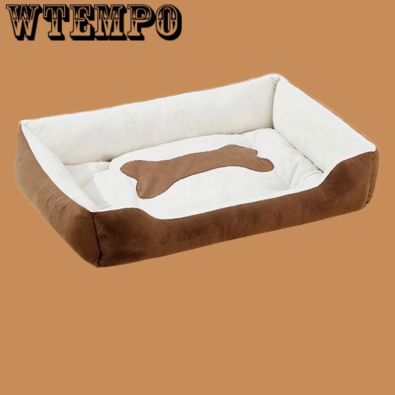 All Seasons Small Medium Size Extra Pet Dog Bed House Sofa Kennel Soft Dots Fleece Pet Dog Cat Bed