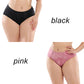2PCS Plus Size Ladies Panties Sexy High Waist Briefs Fat Ladies Lace Panties L-5XL