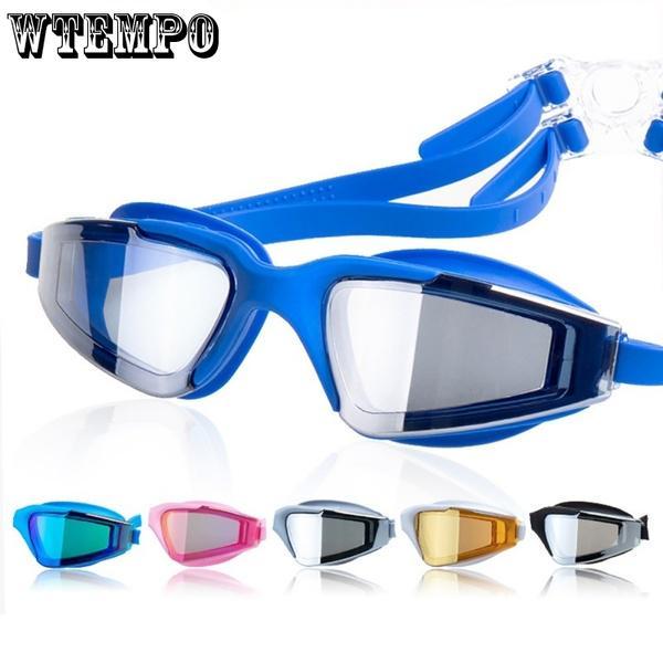 WTEMPO Swimming Goggles Men Women Anti Fog UV Protection Swimming Goggles Professional Electroplate