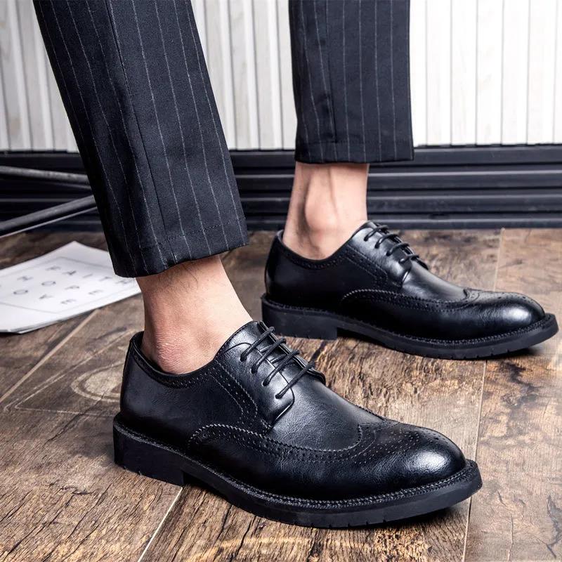 The Trend of Casual Shoes Men's Business Suits Wedding Suit Big Yards Young Men's Shoes