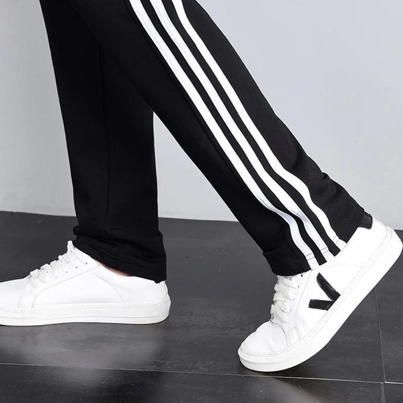 Cotton Sweatpants Ladies Loose Slim Straight-leg Pants High Waist Spring and Autumn Casual Pants School Uniform Pants