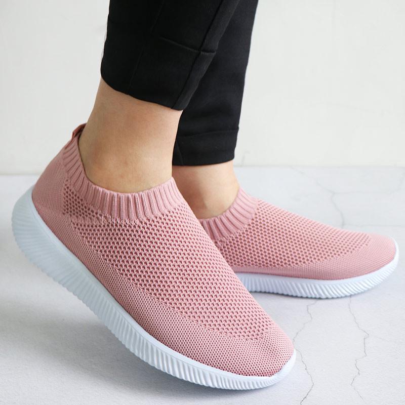 2020 Women Sneakers Fashion Socks Shoes Casual White Sneakers Summer Knitted Vulcanized Shoes Women Trainers Tenis Feminino