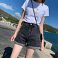 Large Size Denim Running Shorts Summer Fashion Sport Loose Women Shorts