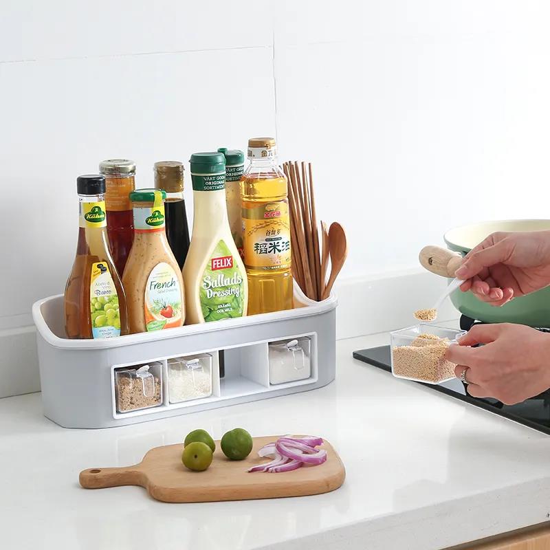 Functional Kitchen Supplies Seasoning Spices Seasoning Box Home Storage Box