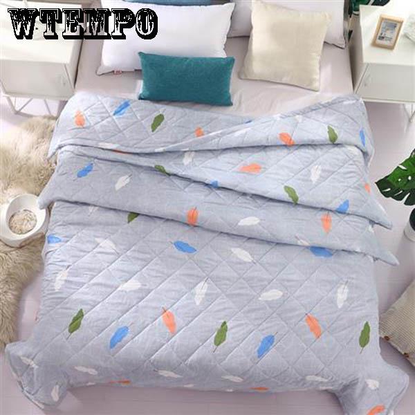 WTEMPO Printed air conditioner cool washable thin quilt stylish and comfortable quilt core summer