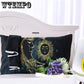 Home Decor Sun Flower Embroidery Duvet Cover with Pillow Cases Quilt Cover 3 Pcs Bedding Set
