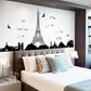 Sticker fashion DIY combination background wall decoration stickers Eiffel Tower