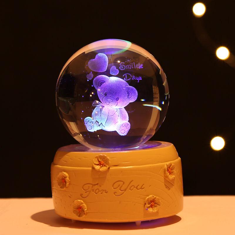 Crystal ball Christmas living room decoration Christmas present Room decoration Christmas