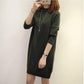 Sweater Women's Mid-length Half High Neck Long-sleeved Pullover Autumn and Winter Bottoming Sweater