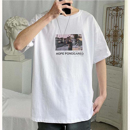 New Boys Trend Loose Summer All-match Half-sleeved T-shirt