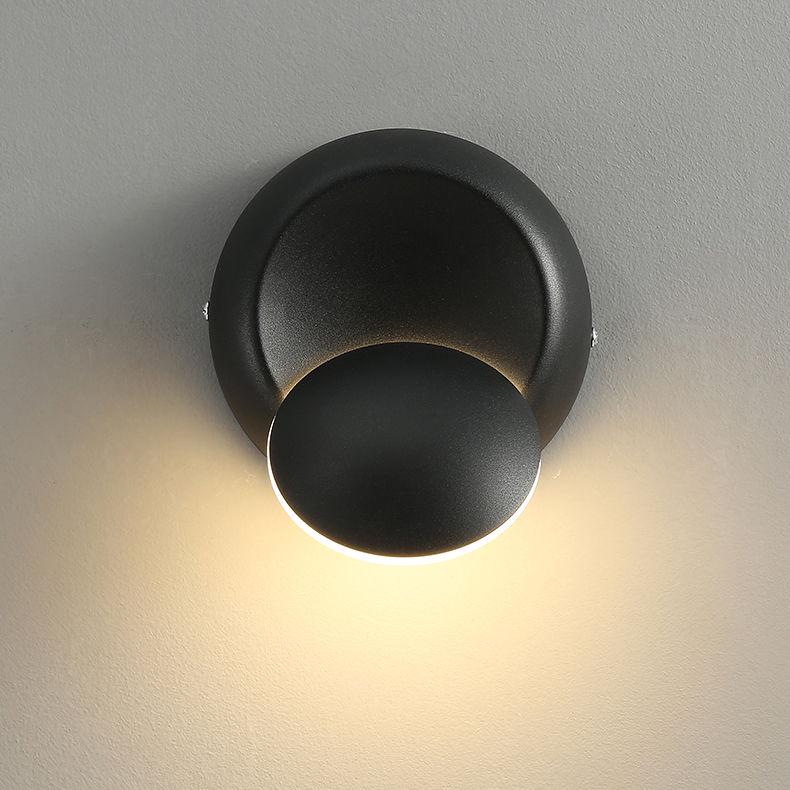 LED Wall Lamp 360 degree rotation adjustable bedside lights creative wall lamp aisle round lamp
