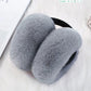 Women's Autumn Winter Foldable Earmuffs Cute Imitation Rabbit Fur Plush Ear Muffs Warm Ear Pad Thick Thermal Earflap Soft Comfortable Ear Cap