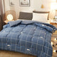 Spring Autumn Thicken Quilted Quilts King Queen Size Embossing Duvet Winter Warm Bed Cover Blanket