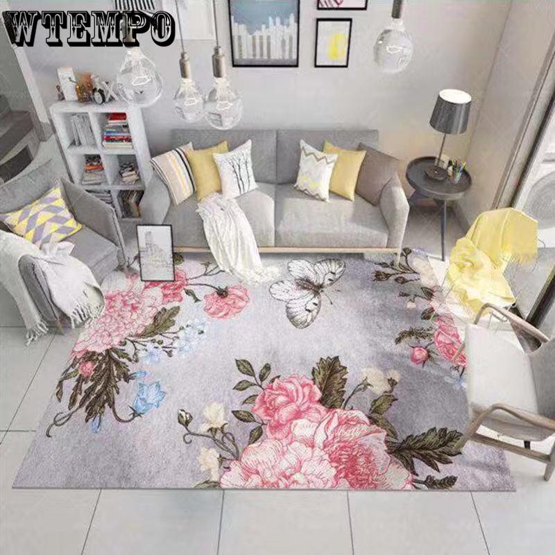 Modern Soft Carpets for Living Room Bedroom Rugs Nordic Style Geometric Print Large Area Rug