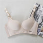 Women Bra Push Up Sexy Soft Bra Big Size Adjustable Lingerie Gather Seamless One-Piece Lady Bra