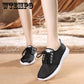 Flat Bottom Mesh Shoes Women's Lace-up Running Shoes Summer Breathable Mesh Shoes