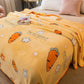 Winter Coral Fleece Blanket Flannel Sheet Various Sizes Quilt Cover Print Blanket Office Napping Blanket