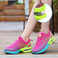 Women Walking Shoes Running Mesh Shoes Fashion Platform Slip-On Sneaker Air Cushion Gym Modern Dance Shoes