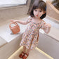Toddler Baby Girls Clothes Summer Short Sleeve Floral Princess Birthday Dress Dresses for Girl Baby Clothing Thin Costume Dress