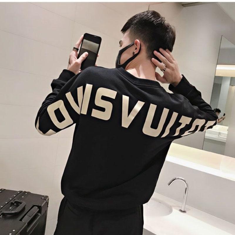 Winter Warm and Velvet Pullover Long-sleeved Jacket Men's All-match Round Neck Sweater