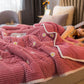 Winter Skin-friendly and Soft Double-layer Blankets Are Thickened Blankets, Blankets and Velvet Breathable Sheets, Plush Double-sided Flannel Blankets