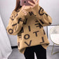 Women's Pullover Sweater Loose Bottoming Sweater Spring and Autumn Wear Outside Lazy Style All-match Knitted Top