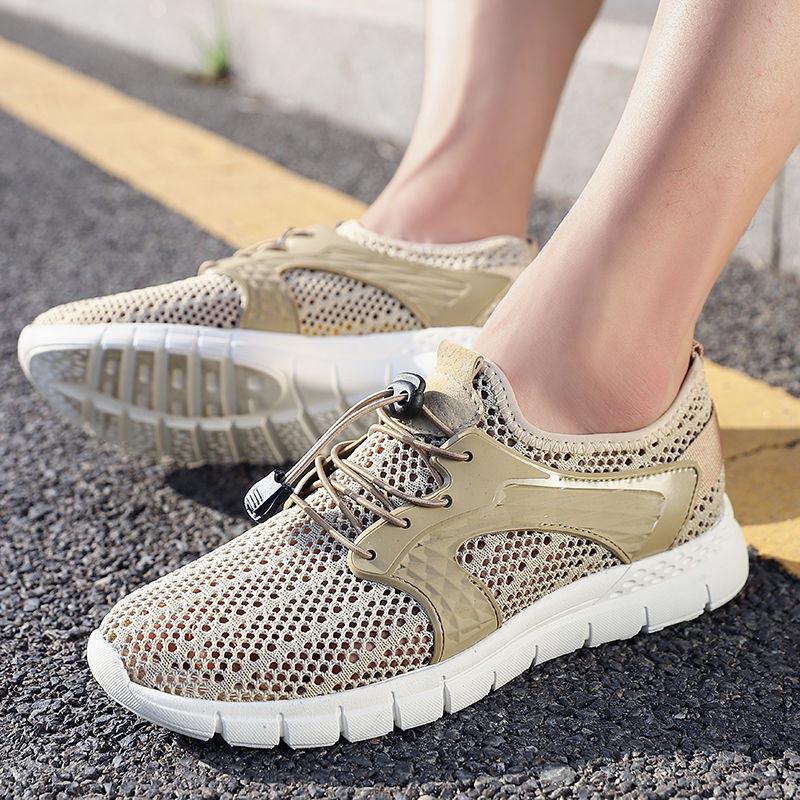 Plus Size 38-44 Outdoor Water Sneakers Men Non Slip Hiking Climbing Aqua Shoes Beach Barefoot Upstream Shoes Seaside Footwear Male