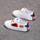 Comfy Kids Genuine Leather 1-9 Years Old Child Sneakers Shoe for Girls Boys Casual Sneakers Shoes SIZE 23-36