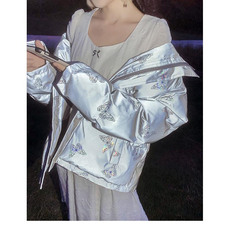 Down Jacket Cotton Coat Korean Style Loose Thick Student Bread Coat