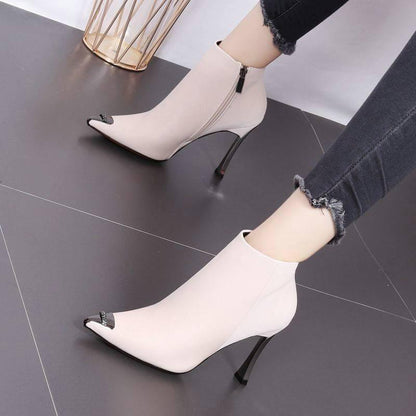 Women Shoes Ankle Sexy Martin Boots Short Boots High-heel Fashion Europe Shoes Woman Plus Size