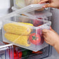 Refrigerator Storage Fresh-keeping Box Plastic Microwave Lunch  Sealed Box Portable Separated Bento Box
