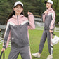 Spring and Autumn Student Casual Zipper Sportswear Suit Girls with Hood Loose Windbreaker Jacket Two-piece Sportswear