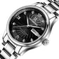 Men Mechanical Watch Man Watches Top Brand Luxury Leather Skeleton Design