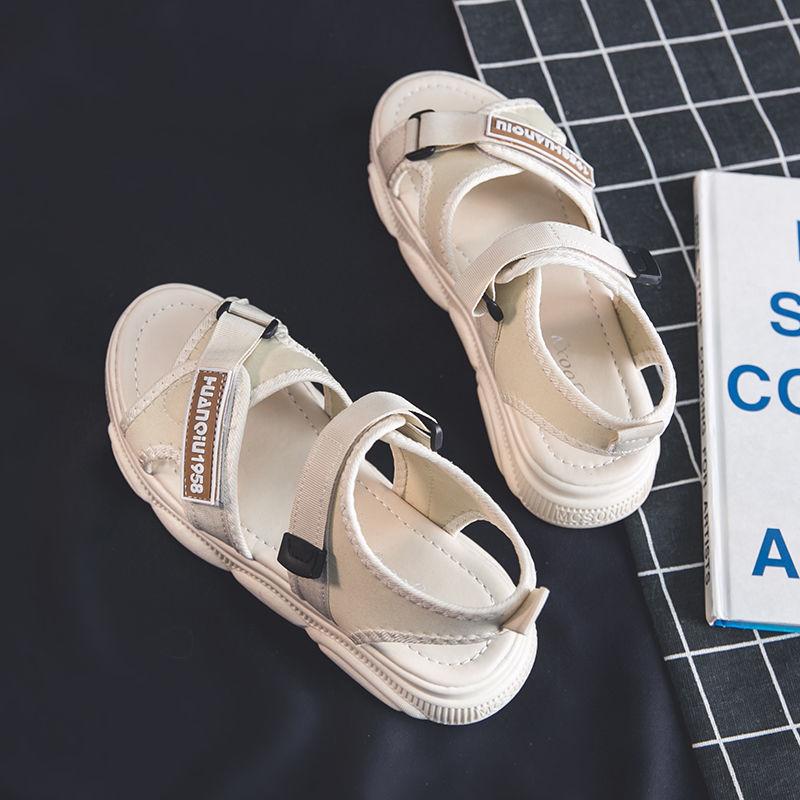 Sports Sandals Women's Summer Fashion Wear Student Korean Version  The Thick-soled Sponge Cake Bear Daddy Shoes