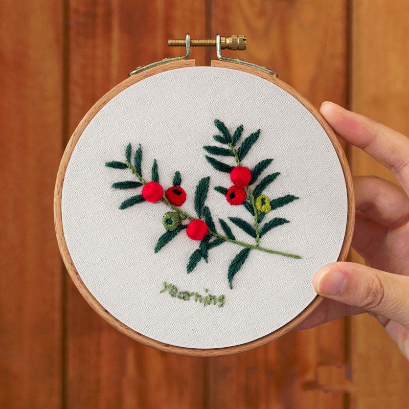Embroidery Diy Beginner Self-embroider Making Children's Embroidery Gift Novice Ribbon Embroidery