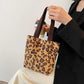 Spring and Summer All-match Leopard Zebra Student Outing Canvas Bag Tote Bag Mobile Phone Cloth Bag Handbag Female
