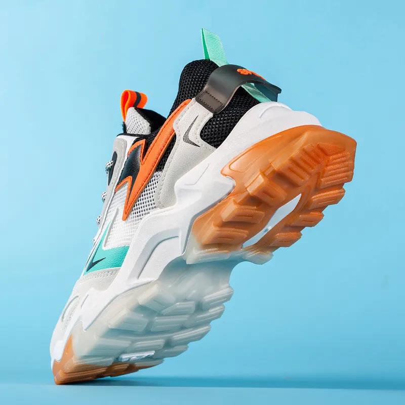 Men's Air Cushion Running Shoes Korean Style Trendy All-match Shoes Breathable Sports Casual Shoes