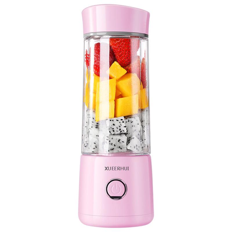 Brand 4 Blades 410ml Mini USB Portable Electric Fruit Juicer Smoothie Maker Blender