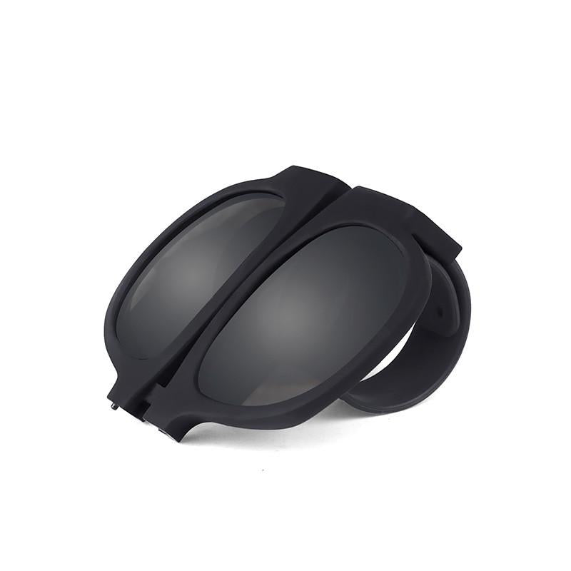 2019 New Sunglasses Women Slappable Bracelet Sun Glasses for Men Wristband Fold Shades Oculos Colorf