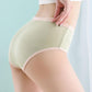 4Pcs/Set Women's Seamless Cotton Panties Solid Color Large Size Mid Waist Causal Soft Briefs