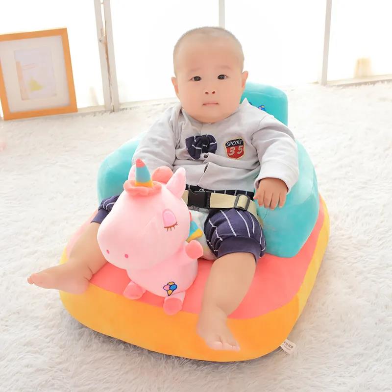Infant Baby Sofa Chair Luminescent with Music 3 -6 Months Child Small Sofa Training Seat Seat Belt Anti-fall and Anti-rollover