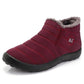 Snow Boots Women Shoes Winter Warm Flat Couple Style Ankle Boots Cotton Slip on Plus Size Platform Booties Winter Shoes for Women