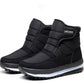 Winter Padded Snow Boots Women's High-top Cotton Shoes Mother Shoes Waterproof Short Boots Ladies Footwear