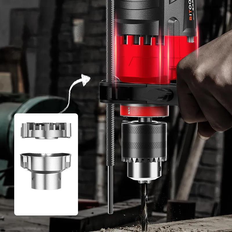 High-power Electric Drill Plug-in Type Impact Drill Electric Screwdriver Drilling and Tightening Screws