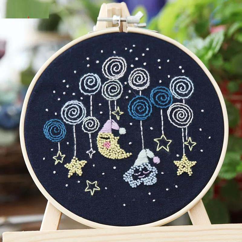 Three-dimensional Embroidery Diy Student Handmade Creative Adult Material Package French Ribbon Embroidery Su Embroidery Beginner Kit