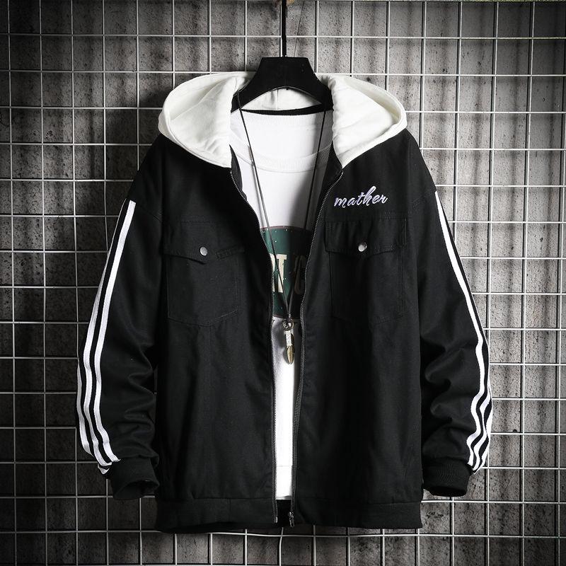 Plus size men's clothing jacket men's spring and autumn trend denim jacket casual jacket men