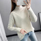 High-neck Padded Sweater Women's Autumn and Winter New Loose Casual Style Knitting Base Western Style