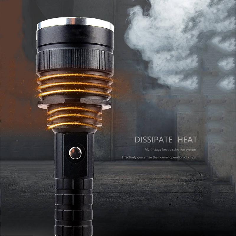 Rechargeable LED Flashlight Powerful Torch Super Waterproof Zoom Hunting Light Use 18650 Battey