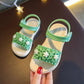 Girls Sandals Girls Summer Soft Sole Beach Sandals Anti-slip Beads Decoration Casual Princess Light Sandals