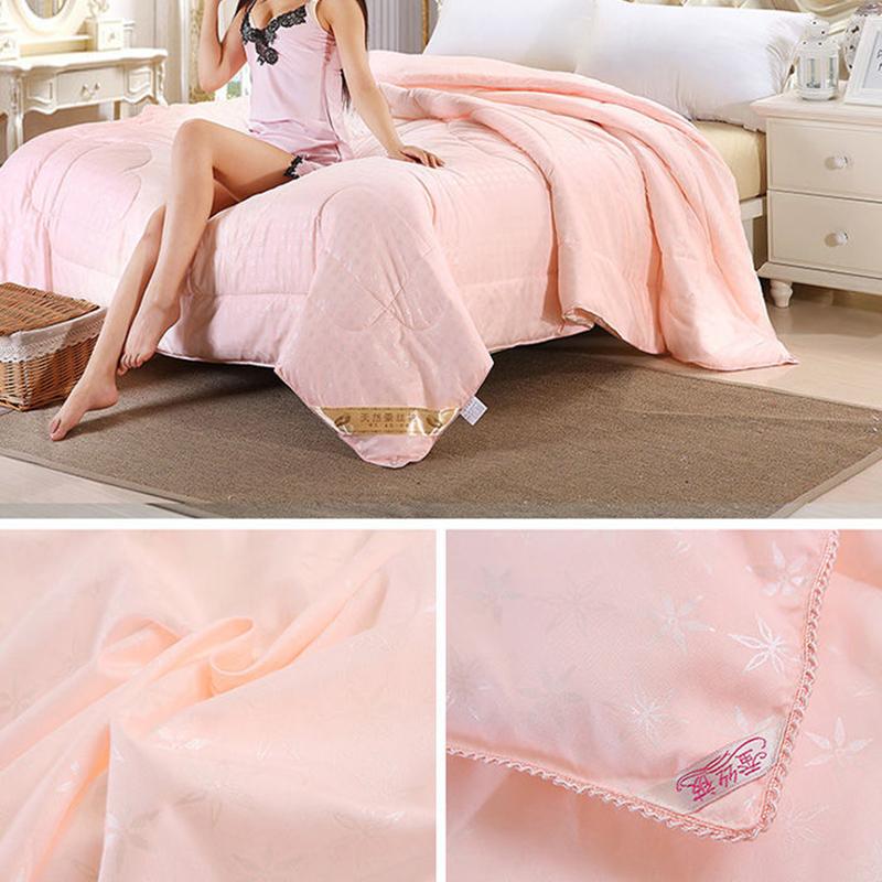 Silk Quilt 100% Mulberry Silk Cotton Quilt Winter Thickening Dormitory Single Warm Winter Quilt Core Double Air-conditioned Quilt